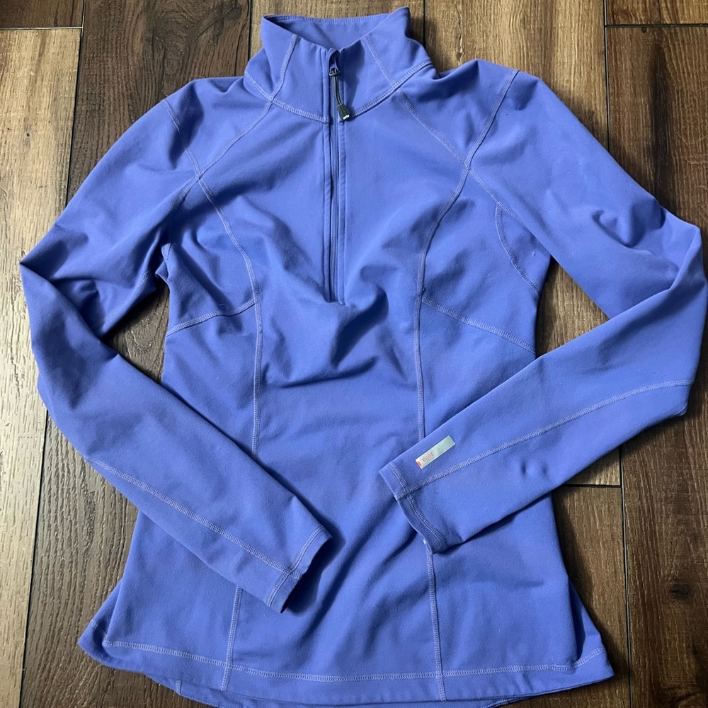 Zella Women's Periwinkle Quarter-Zip Jacket